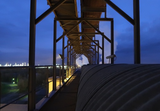 Passerelle, silo, stockage, Rhin, logistique - Crédit photo   @Barjotnicolas