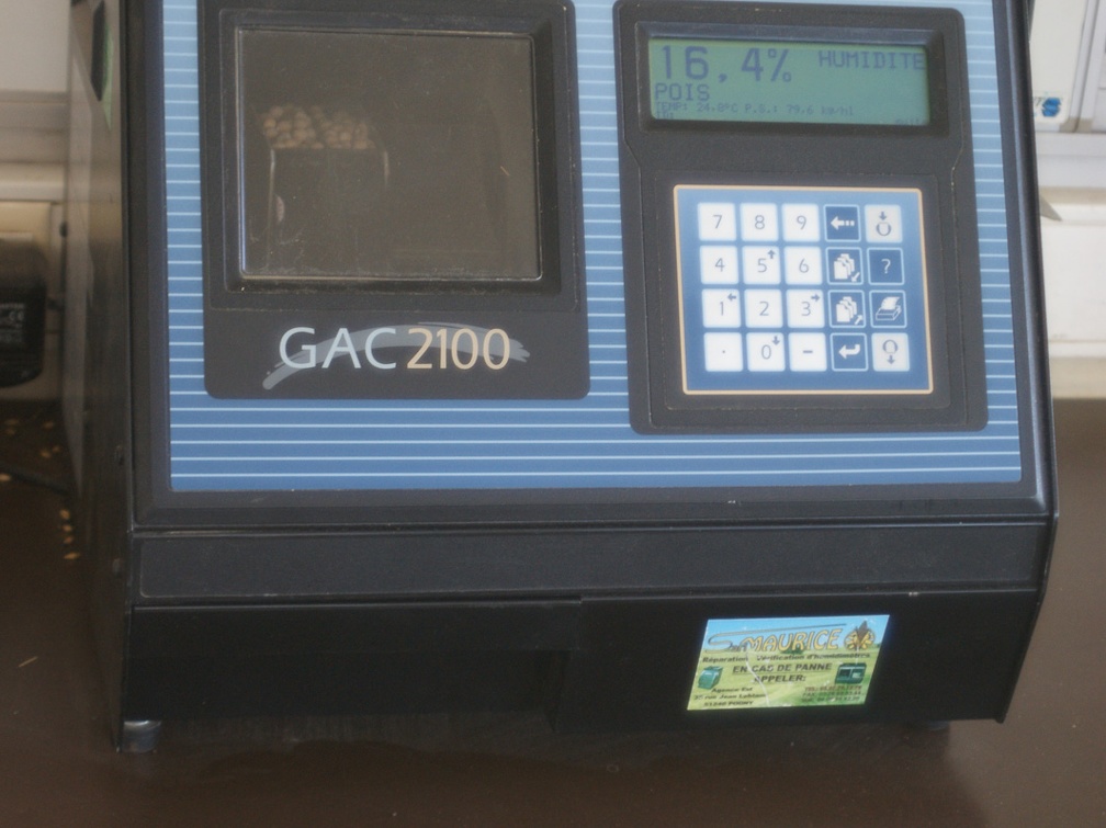 Humidimètre - appareil servant a mesurer la qualité du grain